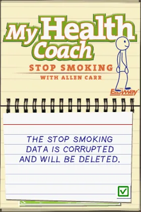 My Stop Smoking Coach with Allen Carr Easyway - Quit for Good (USA) (En,Fr,Es) screen shot title